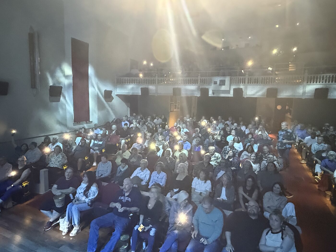 Crowd watching a Tupelo Honey show